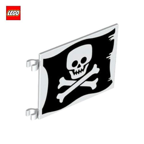 Grand drapeau pirate 6x4 - Pièce LEGO® 69437