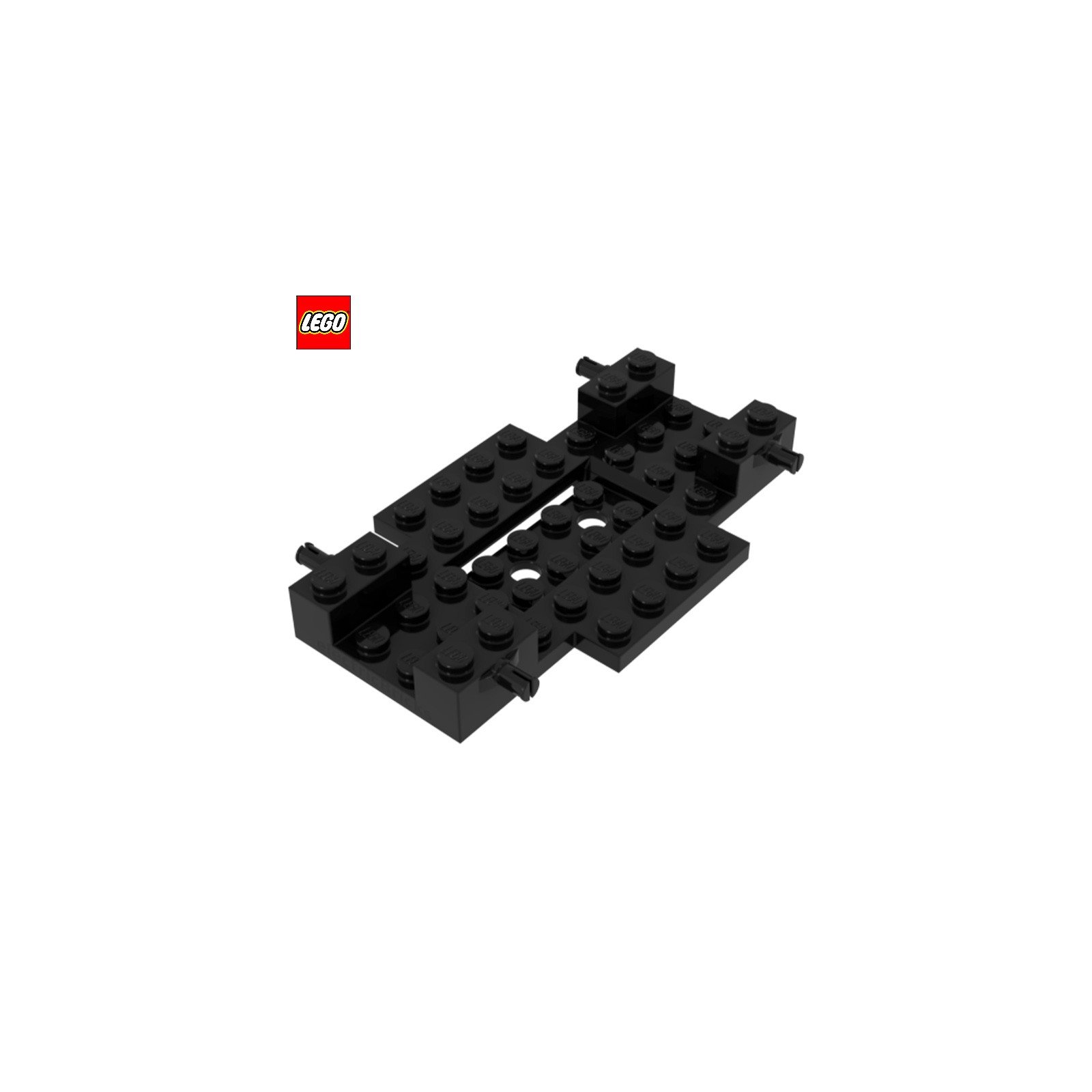 Vehicle base 6x10x1 with Wheels Holder LEGO® 65202 Super Briques