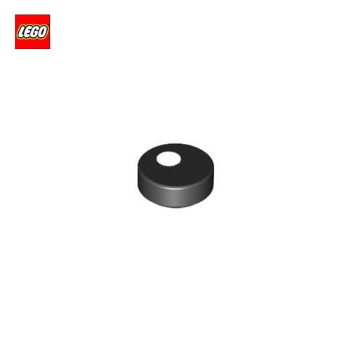 Tuile 1x1 ronde motif oeil noir - Pièce LEGO® 47182