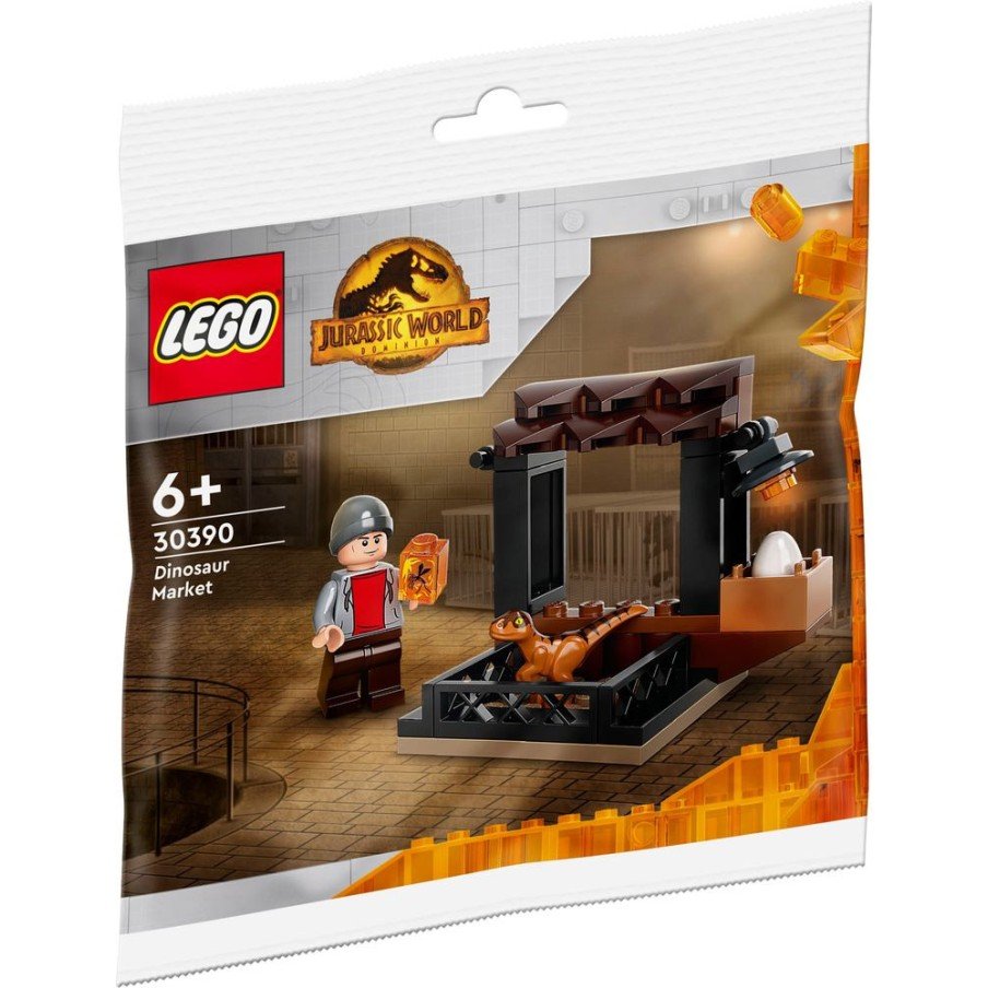 Le marché aux dinosaures - Polybag LEGO® Jurassic World 30390 - Super  Briques