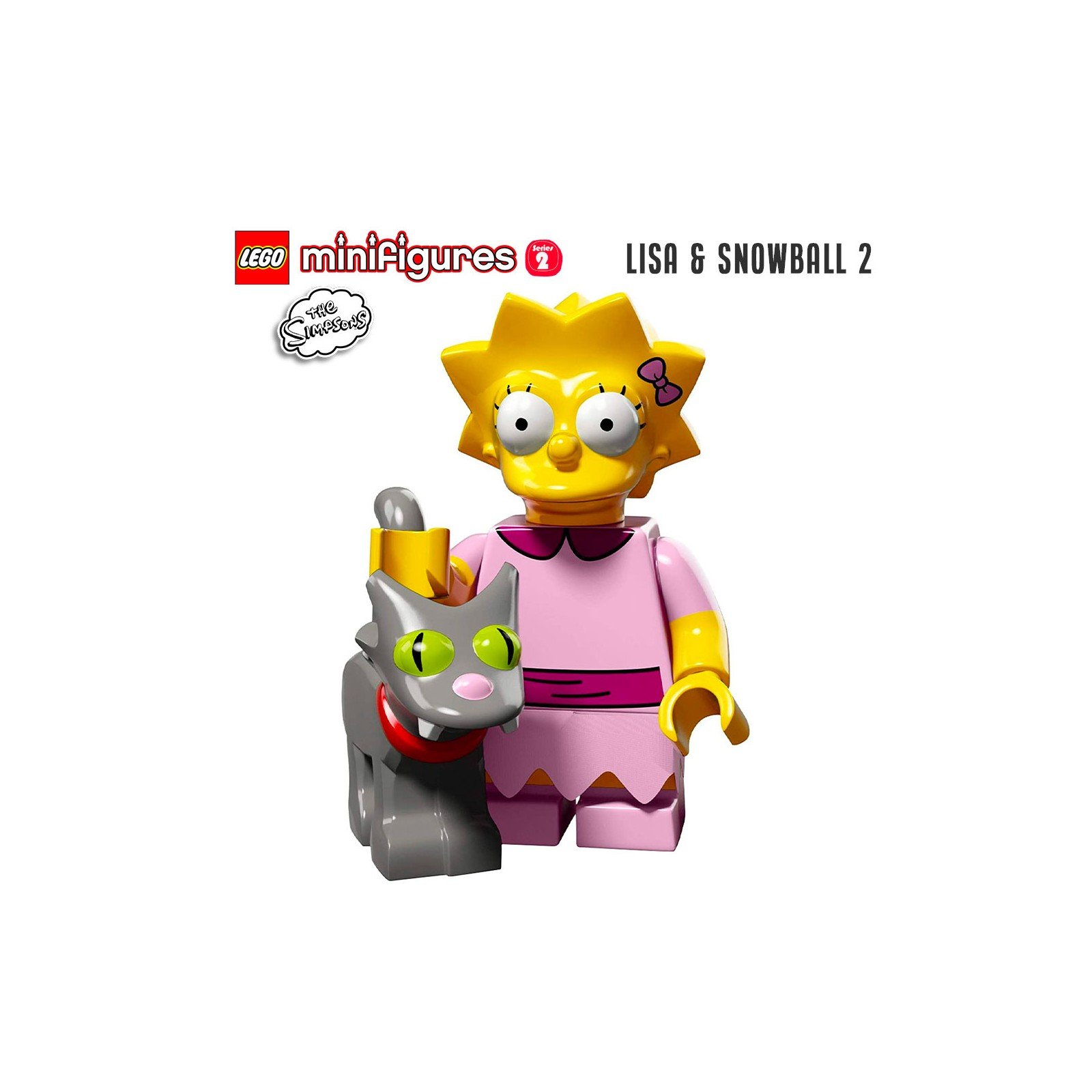 Minifigure LEGO® Simpson Série 2 - Lisa & Snowball 2