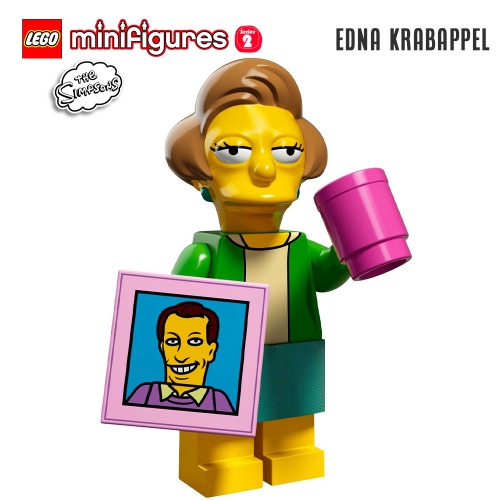 Minifigure LEGO® Simpson Série 2 - Edna Krabappel