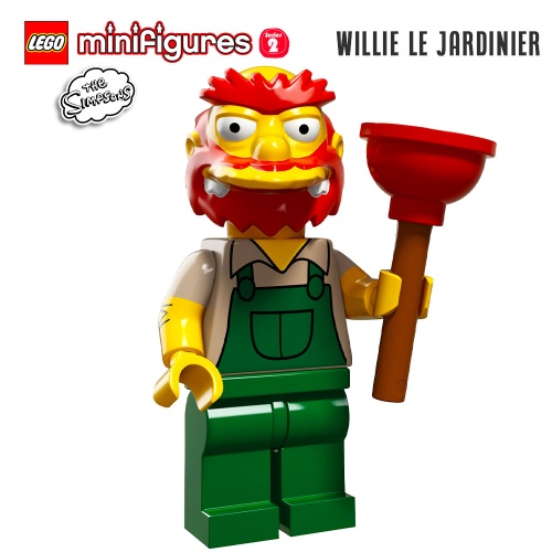 Minifigure LEGO® Simpson Série 2 - Willie le jardinier