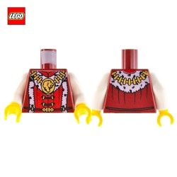 Torse (avec bras) prince médiéval - Pièce LEGO® 76382