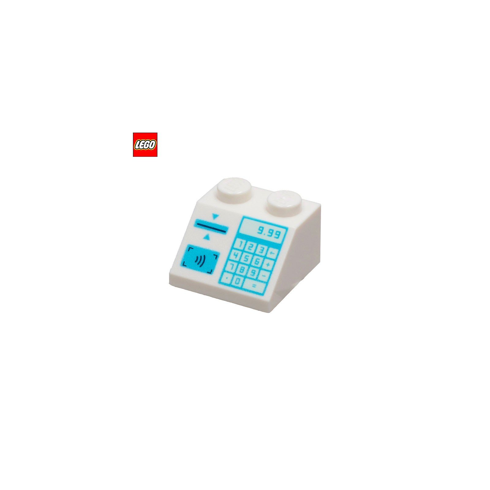 Brique inclinée 45° 2x2 caisse enregistreuse - Pièce LEGO® 73882