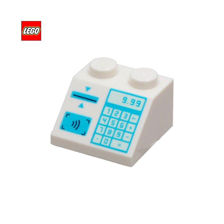 Brique inclinée 45° 2x2 caisse enregistreuse - Pièce LEGO® 73882