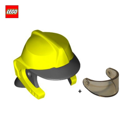 Casque de Pompier moderne avec visière - Pièce LEGO® 69971