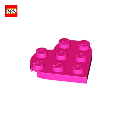 Plate ronde 3x3 Coeur - Pièce LEGO® 39613