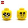 Tête de minifigurine (2 faces) Homme avec lunettes de soleil - Pièce LEGO® 59120