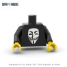 Torse de figurine "Guy Fawkes" - Pièce LEGO® customisée