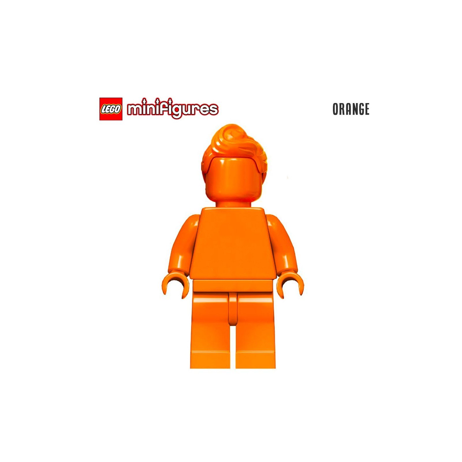 LEGO Orange MONOFIG (Monochrome Minifigure)