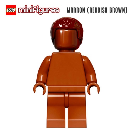 Minifigure LEGO® Monochrome - Figurine marron