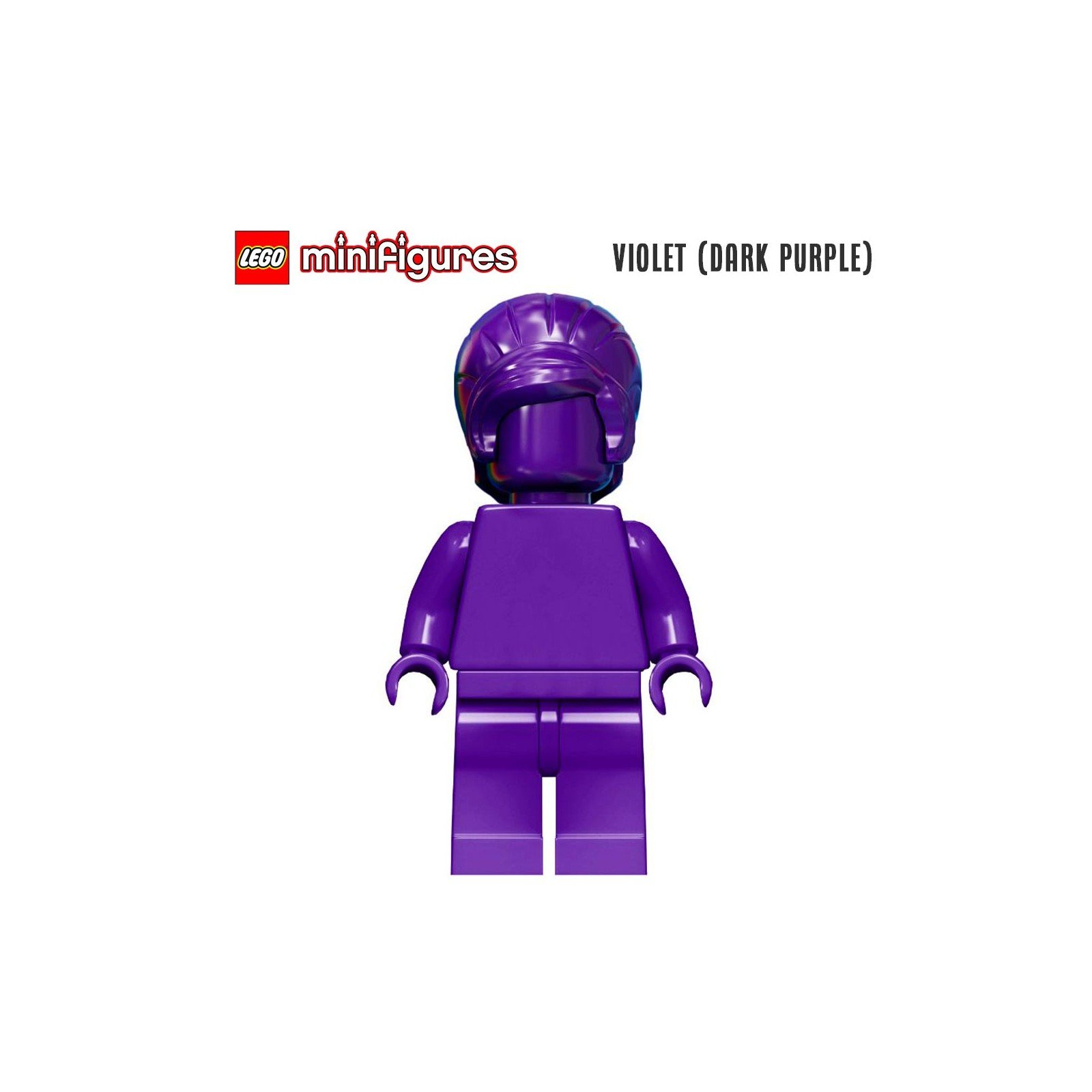 Minifigure LEGO® Monochrome - Figurine violette