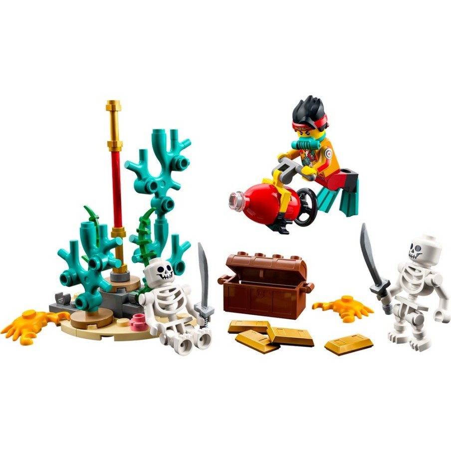 Le voyage sous-marin de Monkie Kid - Polybag LEGO® Monkie Kid 30562 - Super  Briques