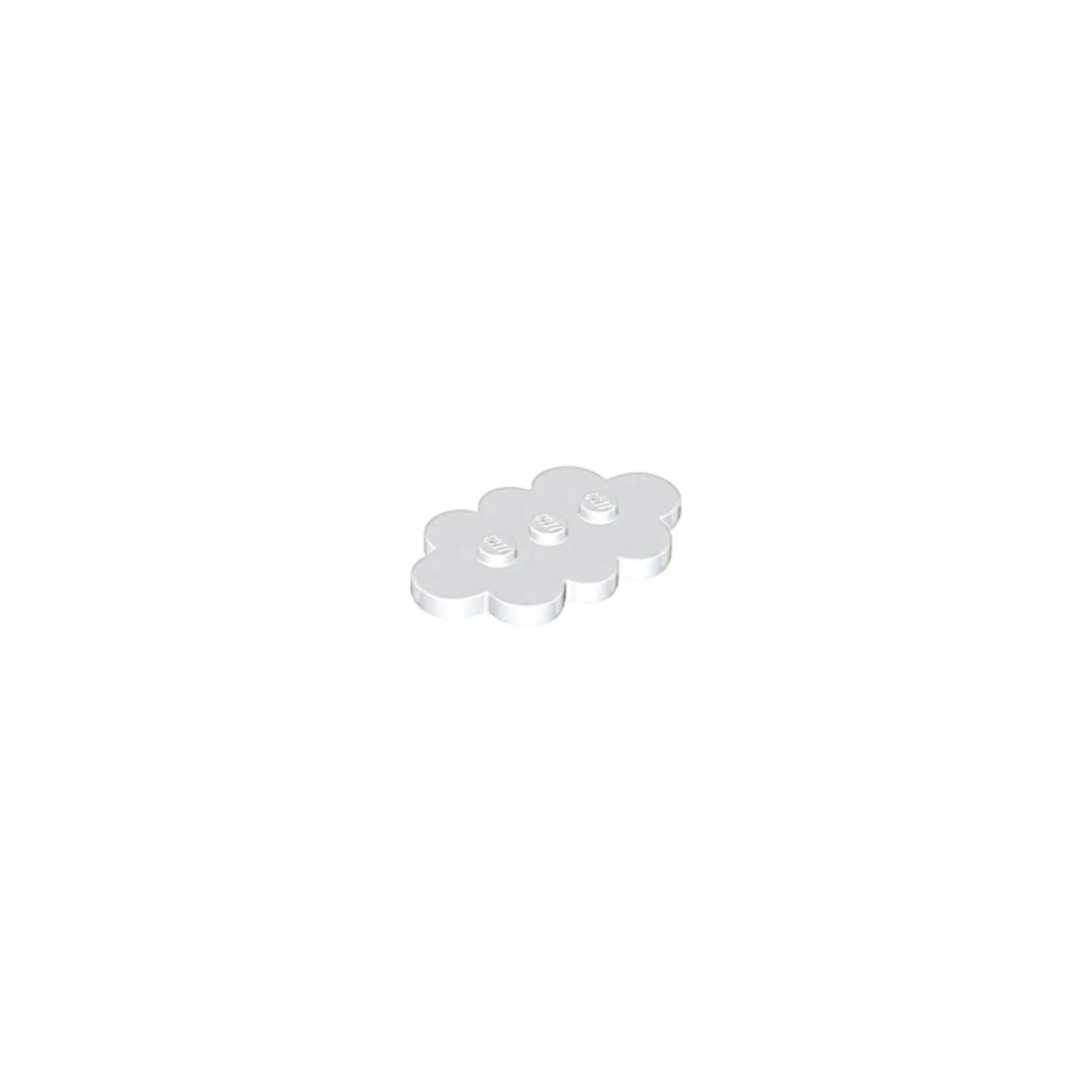 Tile Special 3x5 Cloud with 3 Center Studs - LEGO® Part 35470