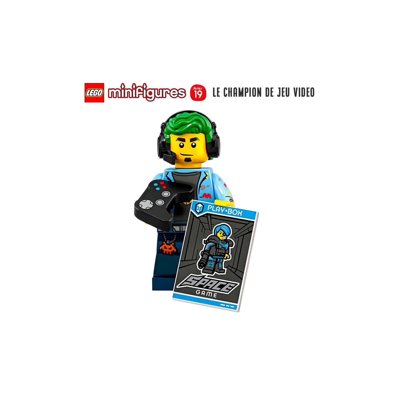 Minifigure LEGO® Série 19 - Le champion de jeu vidéo