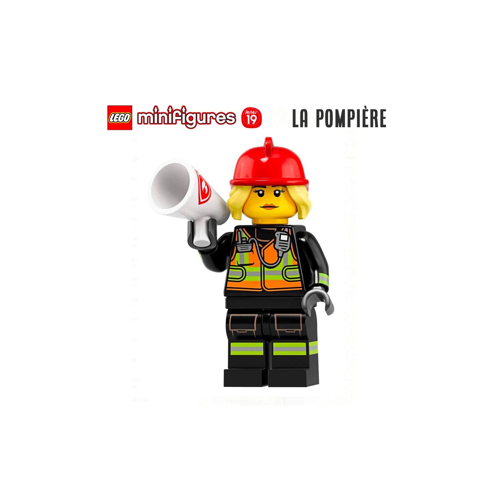 Minifigure LEGO® Série 19 - La pompière