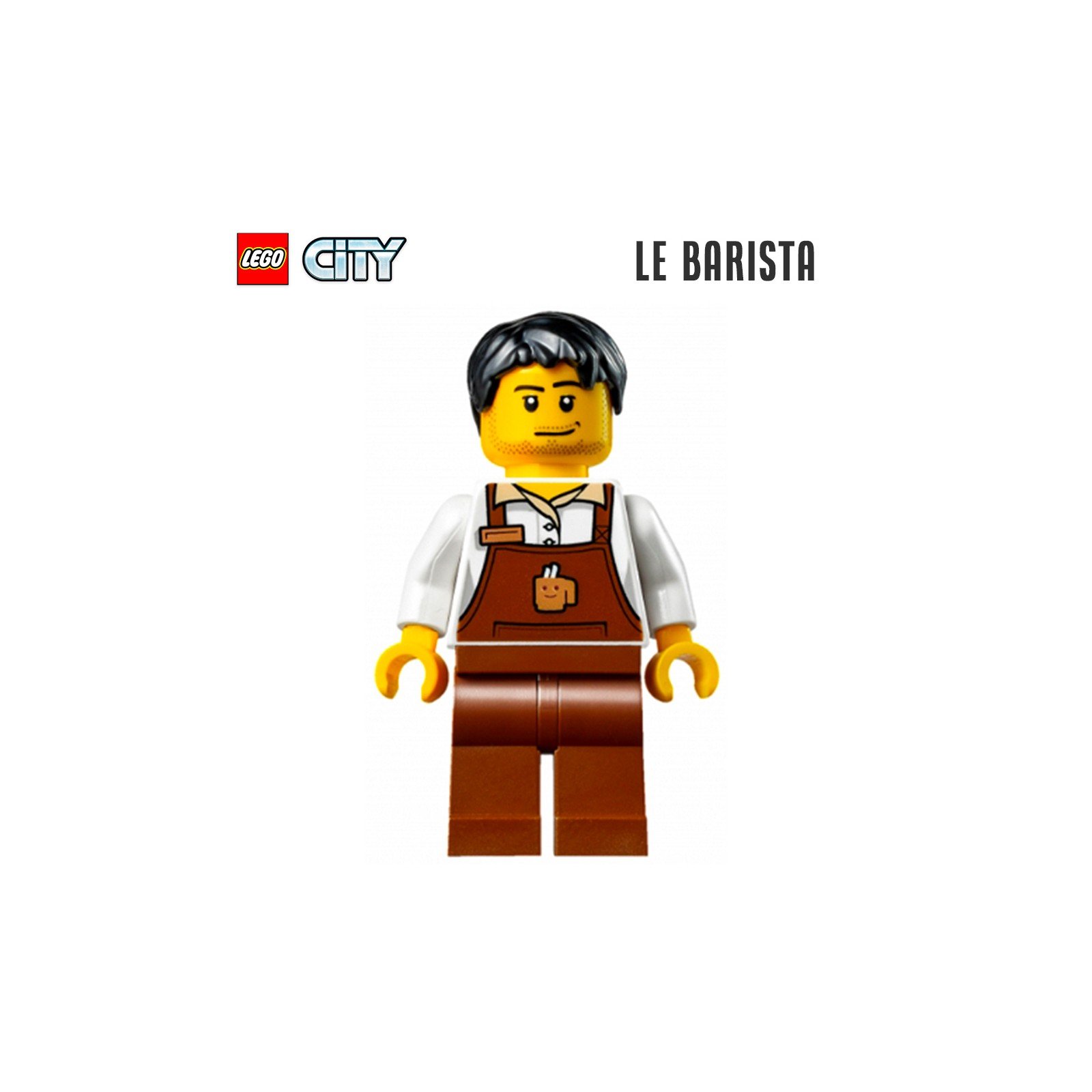 Minifigure LEGO® City - Le Barista