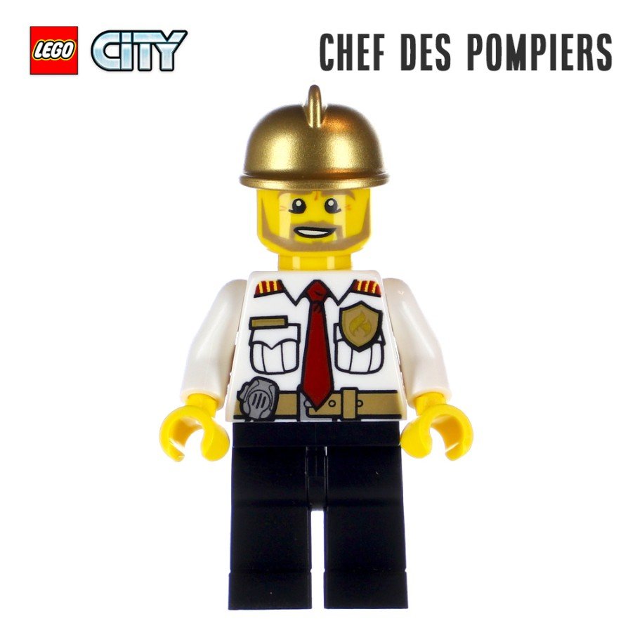 Minifigure LEGO® City - Le Chef des pompiers