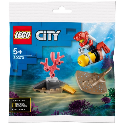 Le plongeur océanique - Polybag LEGO® City 30370