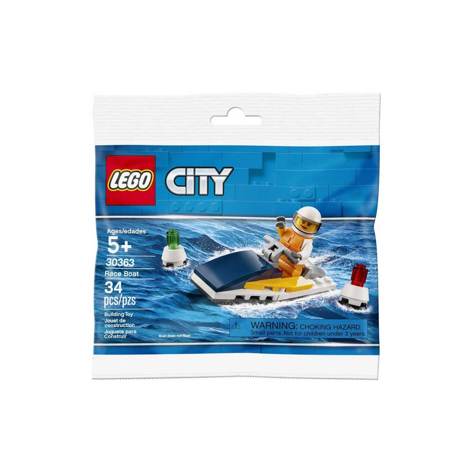 Race Boat- Polybag LEGO® City 30363