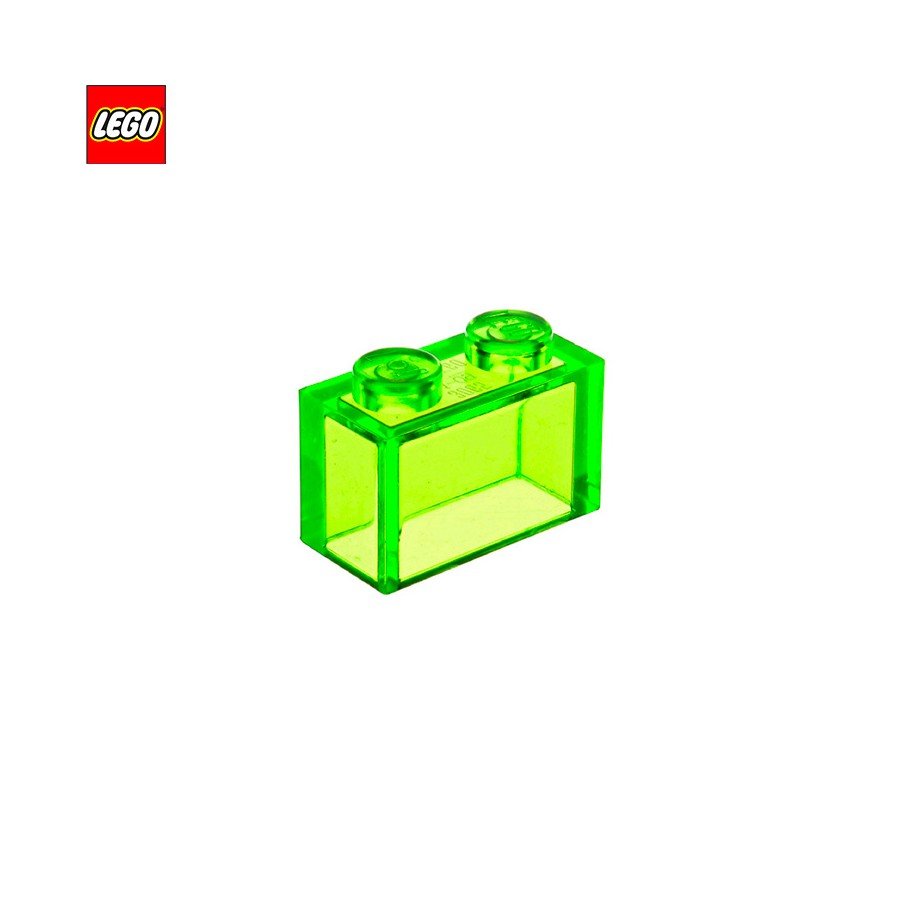 Brique 1x2 transparente - Pièce LEGO® 3065