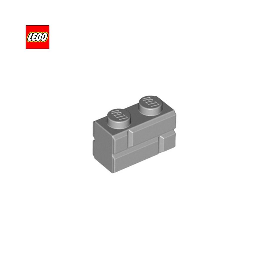 Brick Special 1x2 with Masonry Brick Profile - LEGO® Part 98283