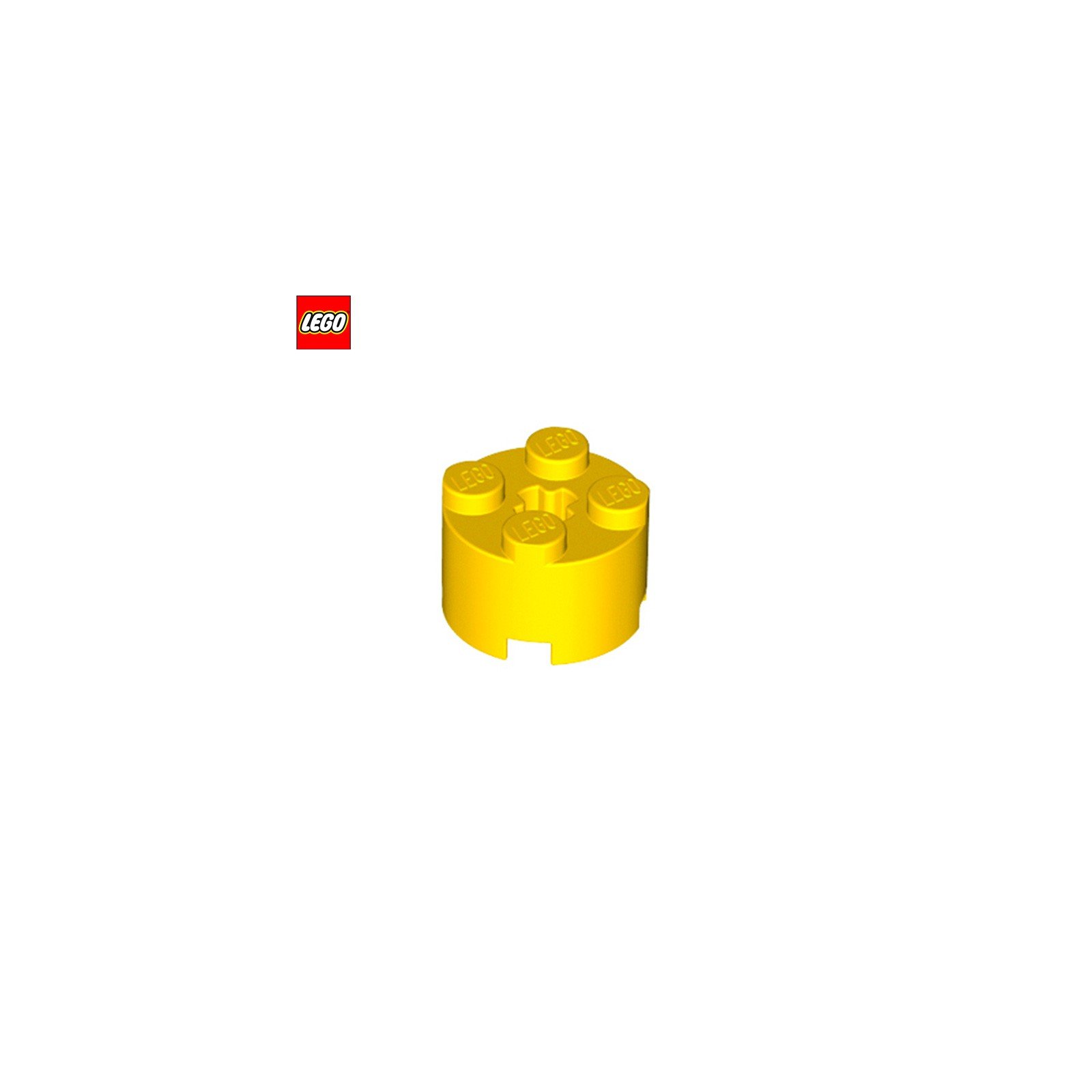 Brick Round 2 x 2 with Axle Hole - LEGO® Part 3941