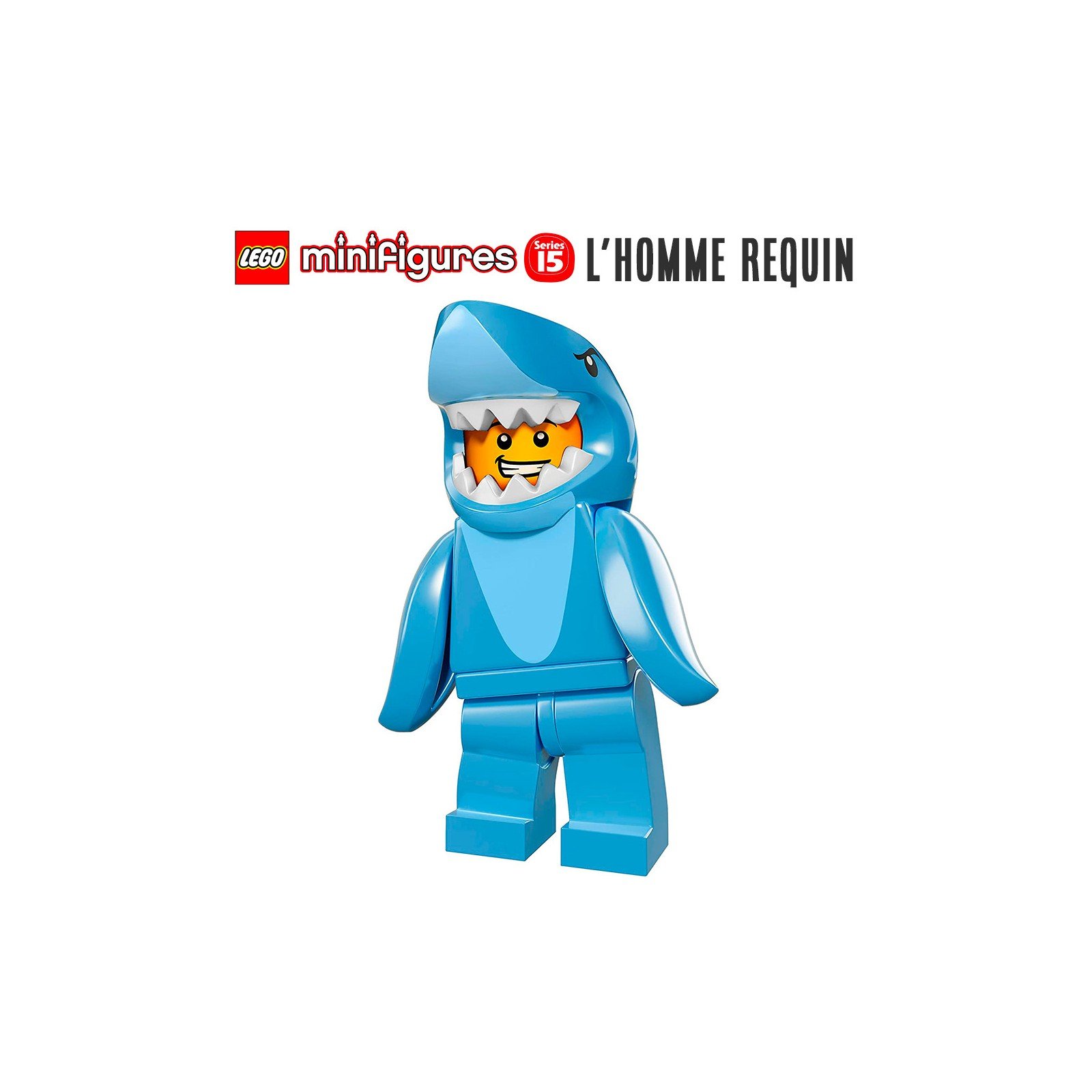 Minifigure LEGO® Série 15 - L'homme requin