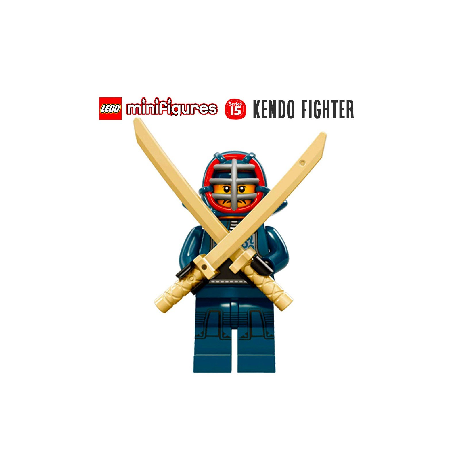 Minifigure LEGO® Série 15 - Le combattant de Kendo