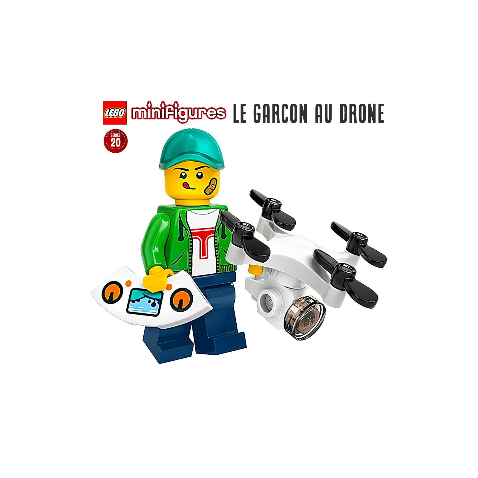 Minifigure LEGO® Série 20 - Le garçon au drone