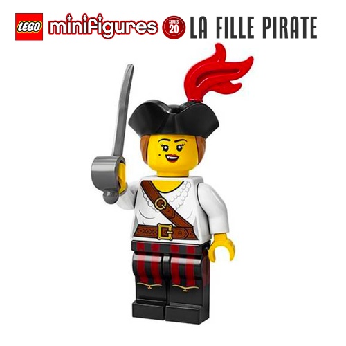 Minifigure LEGO® Série 20 - La Pirate