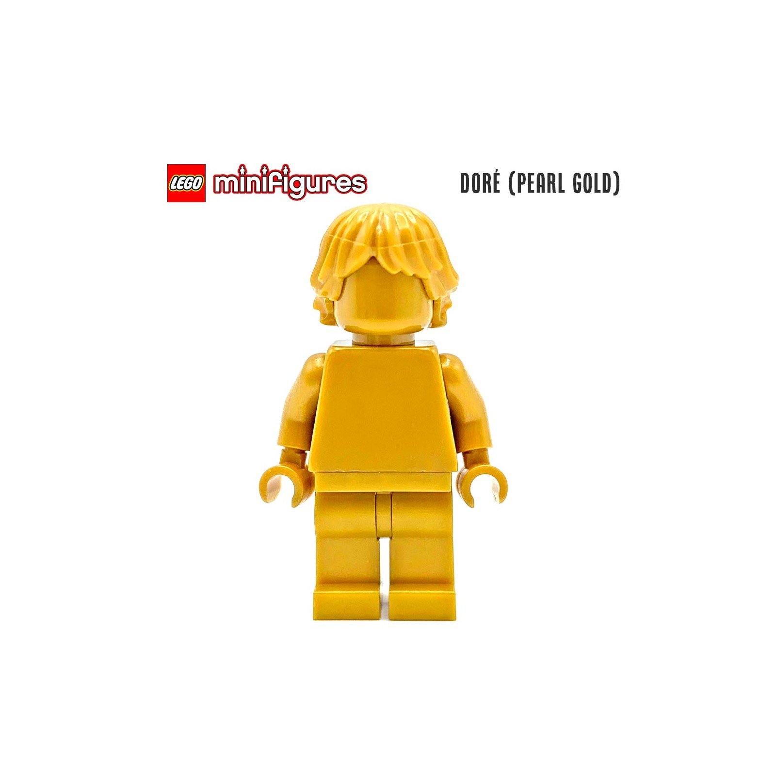 Minifigure LEGO® Monochrome - Figurine dorée