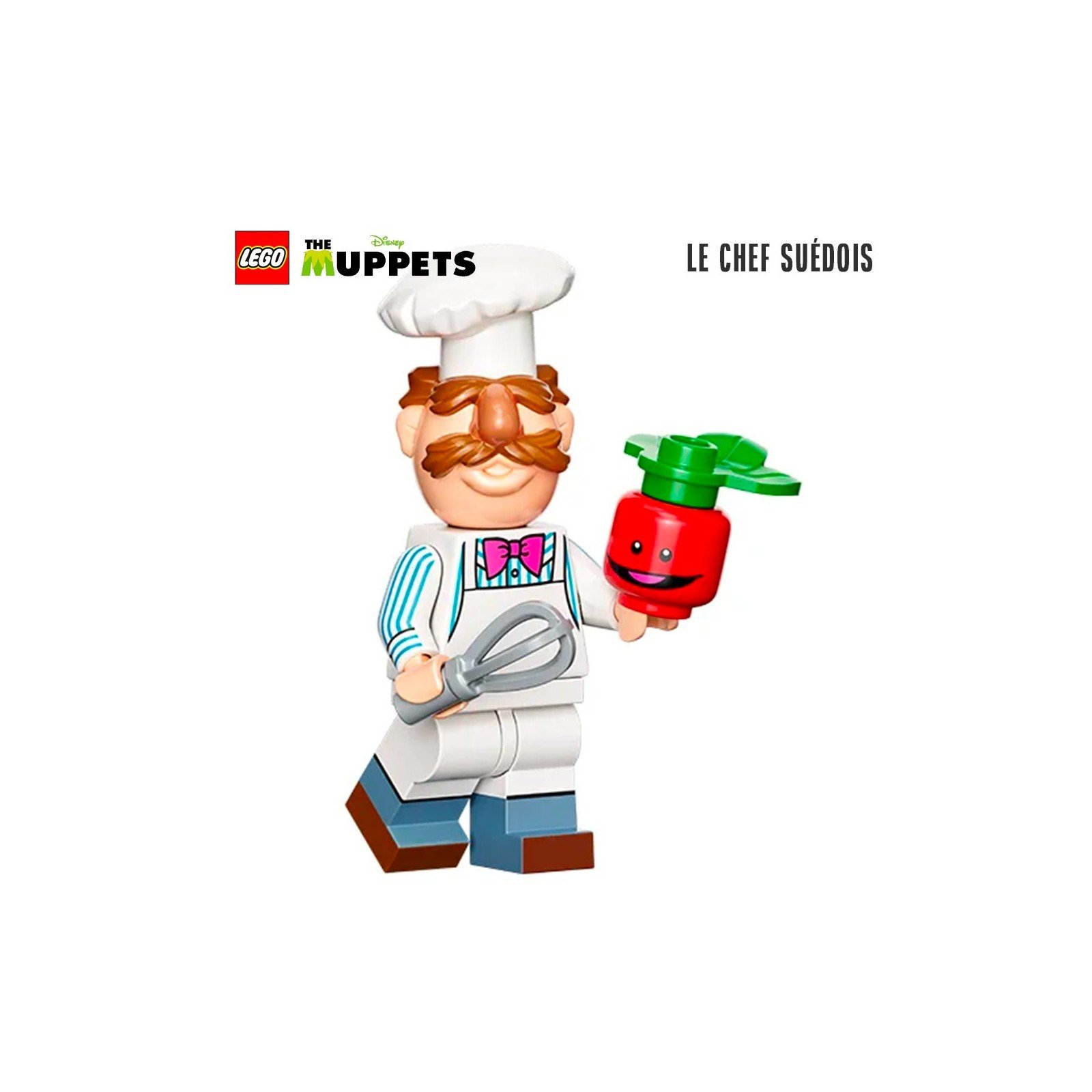 Minifigure LEGO® The Muppets - Le chef Suédois