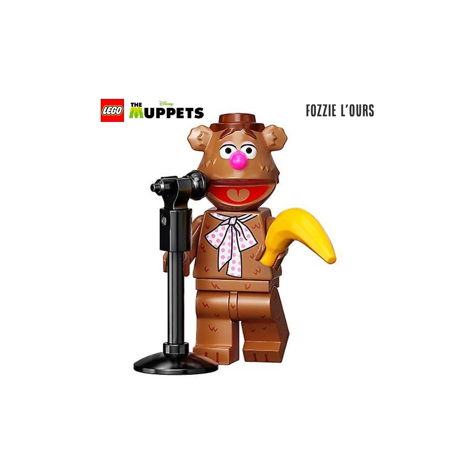 Minifigure LEGO® The Muppets - Fozzie l'ours