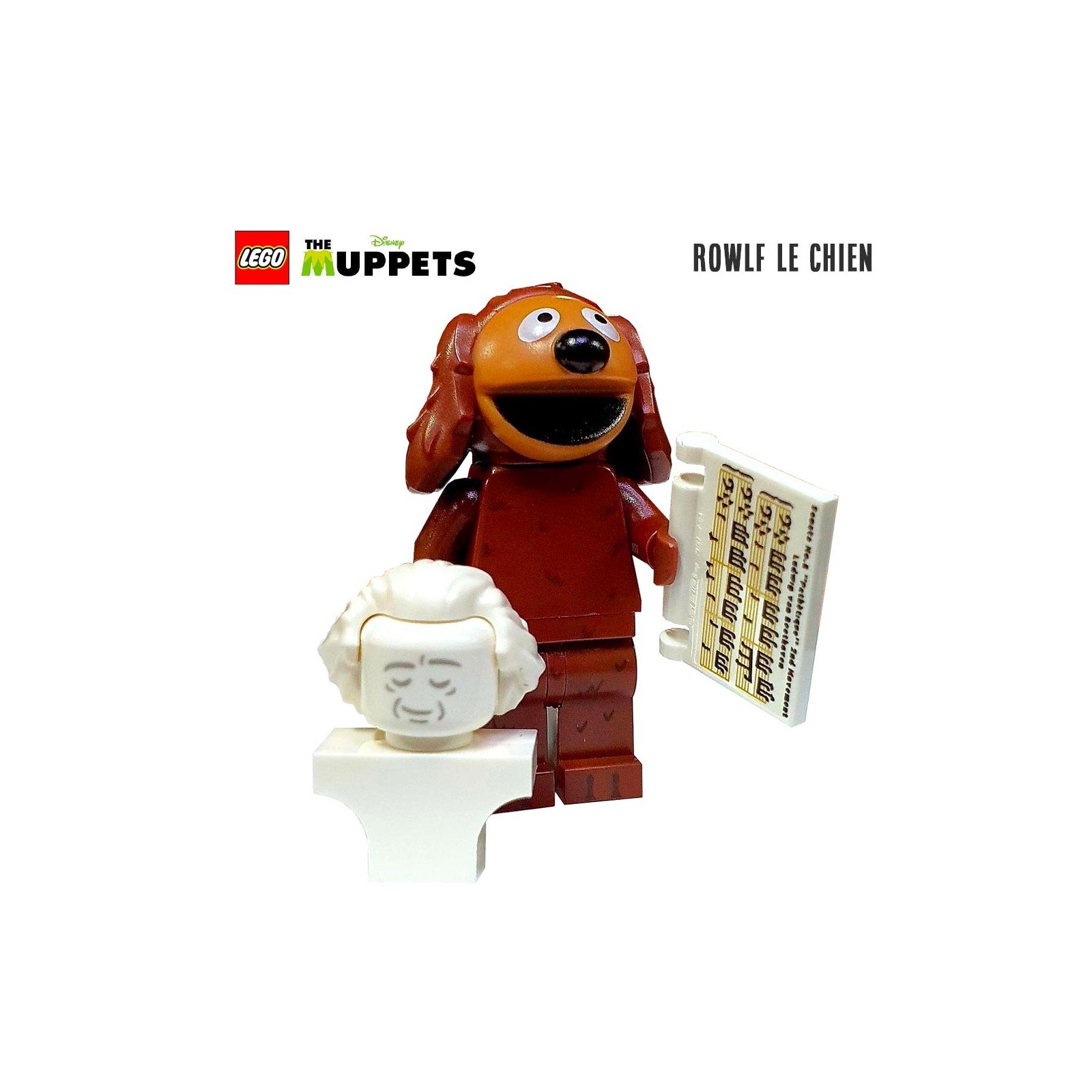 Minifigure LEGO® The Muppets - Rowlf le chien