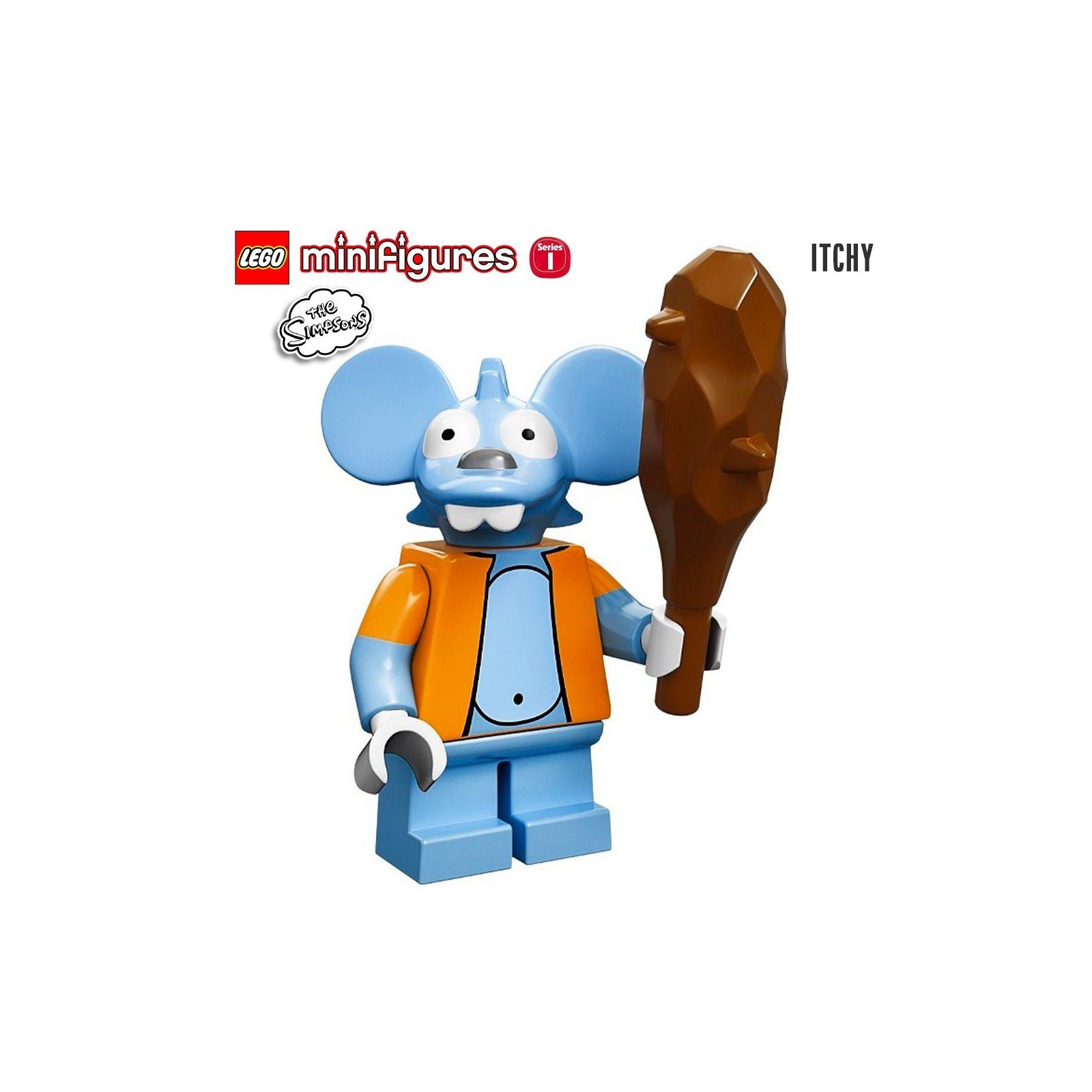 Minifigure LEGO® Simpson Série 1 - Itchy