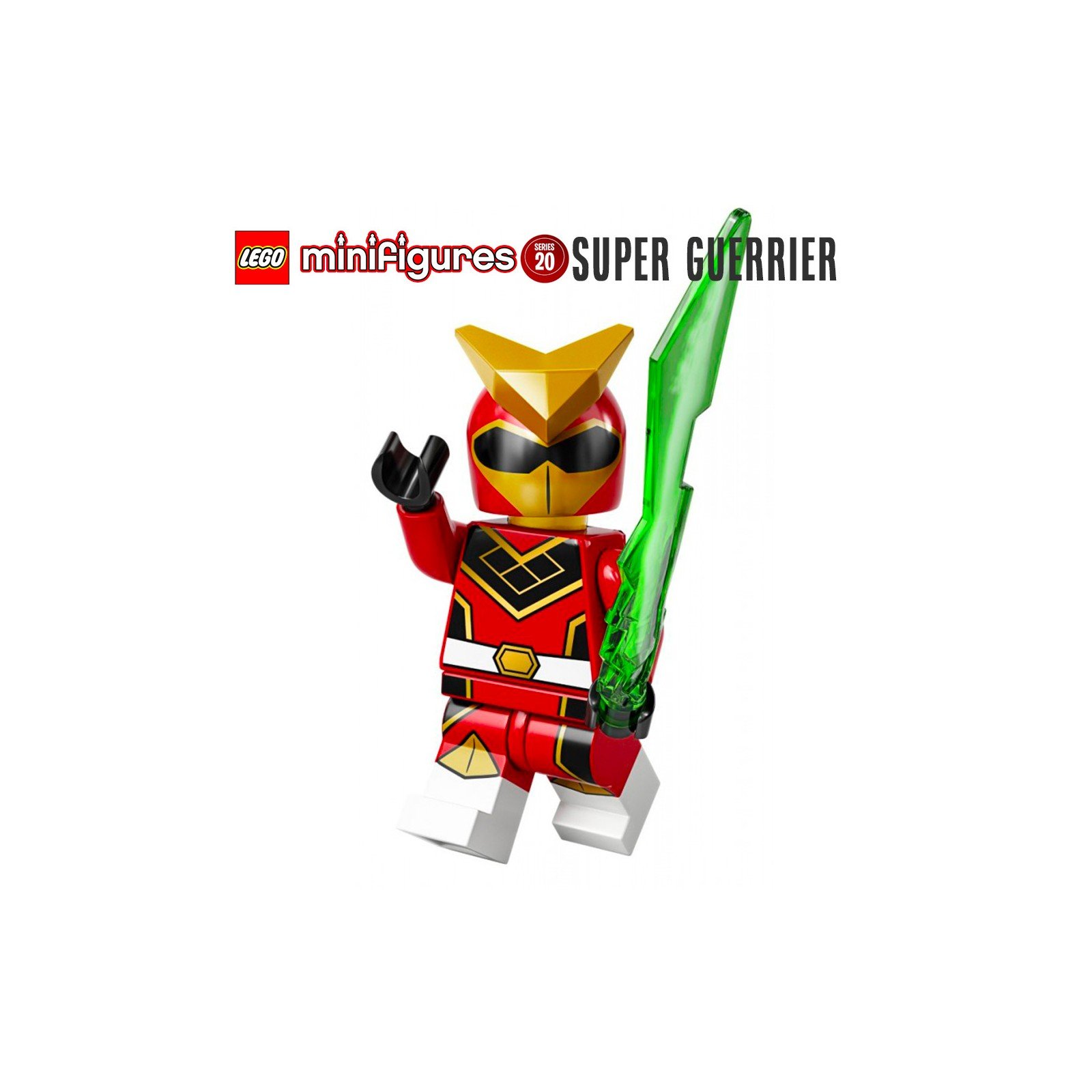 Minifigure LEGO® Série 20 - Le super guerrier