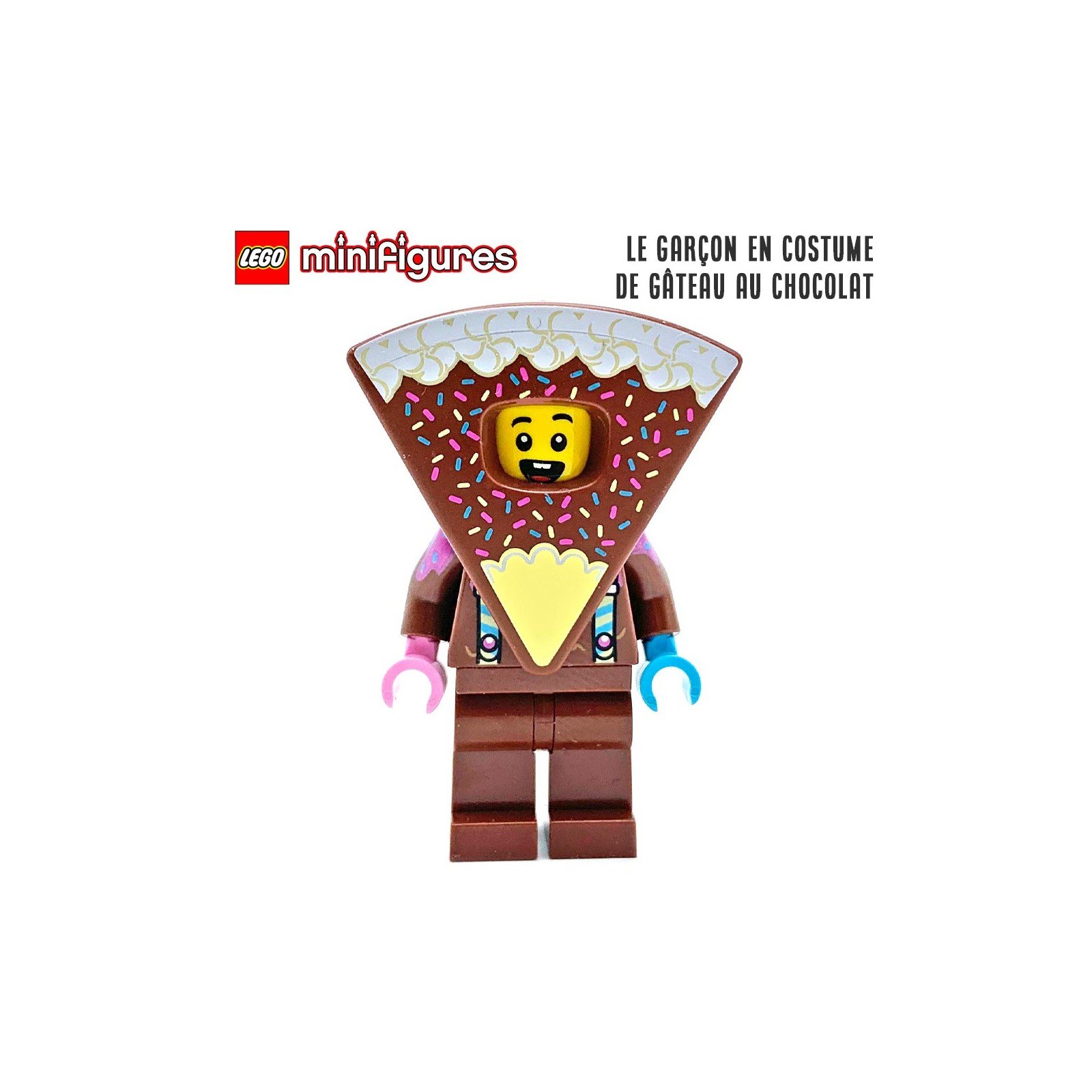 Minifigure LEGO® Exclusive - Le garçon en costume de gâteau au chocolat