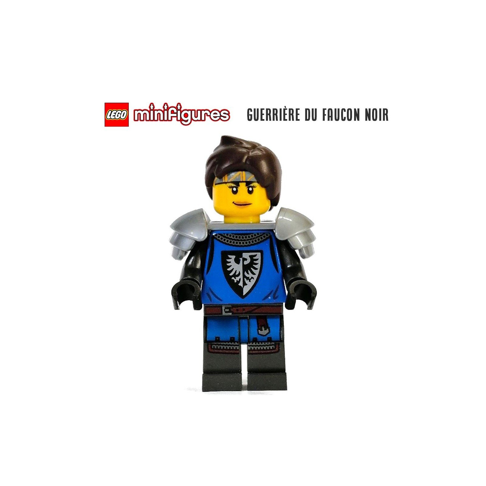 Minifigure LEGO® Medieval - Black Falcon Female Warrior