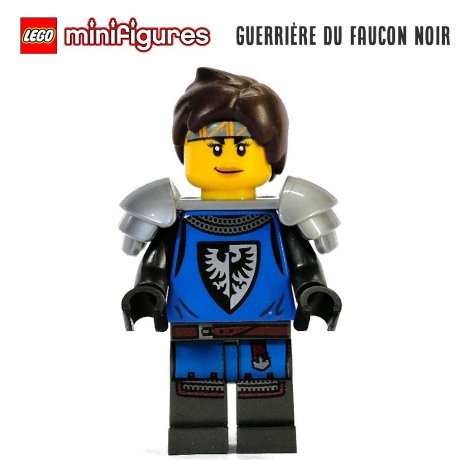 Minifigure LEGO® Médiéval - La guerrière du Faucon Noir