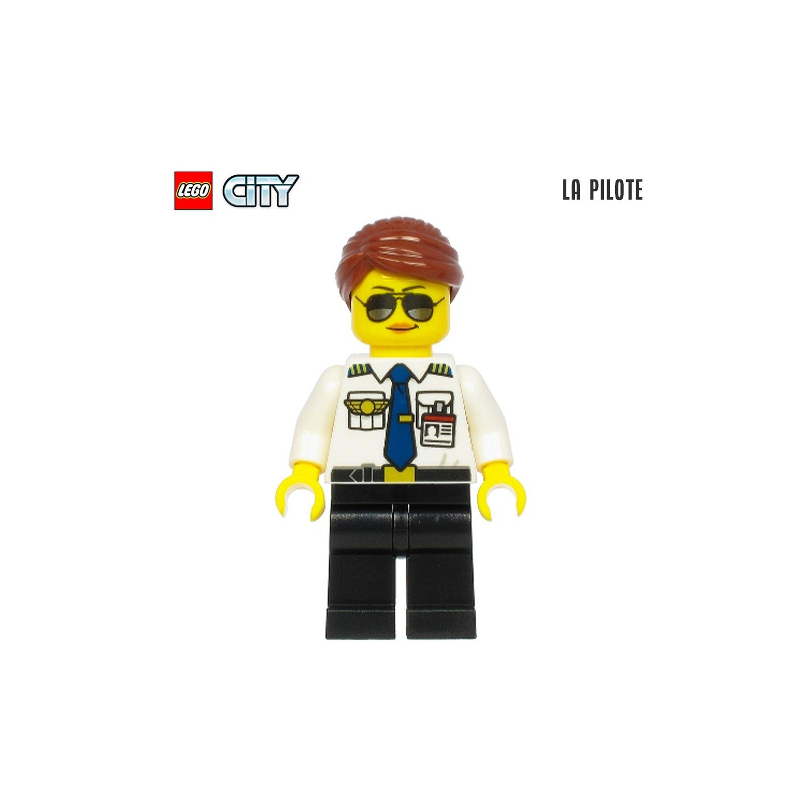 Minifigure LEGO® City - La pilote de ligne