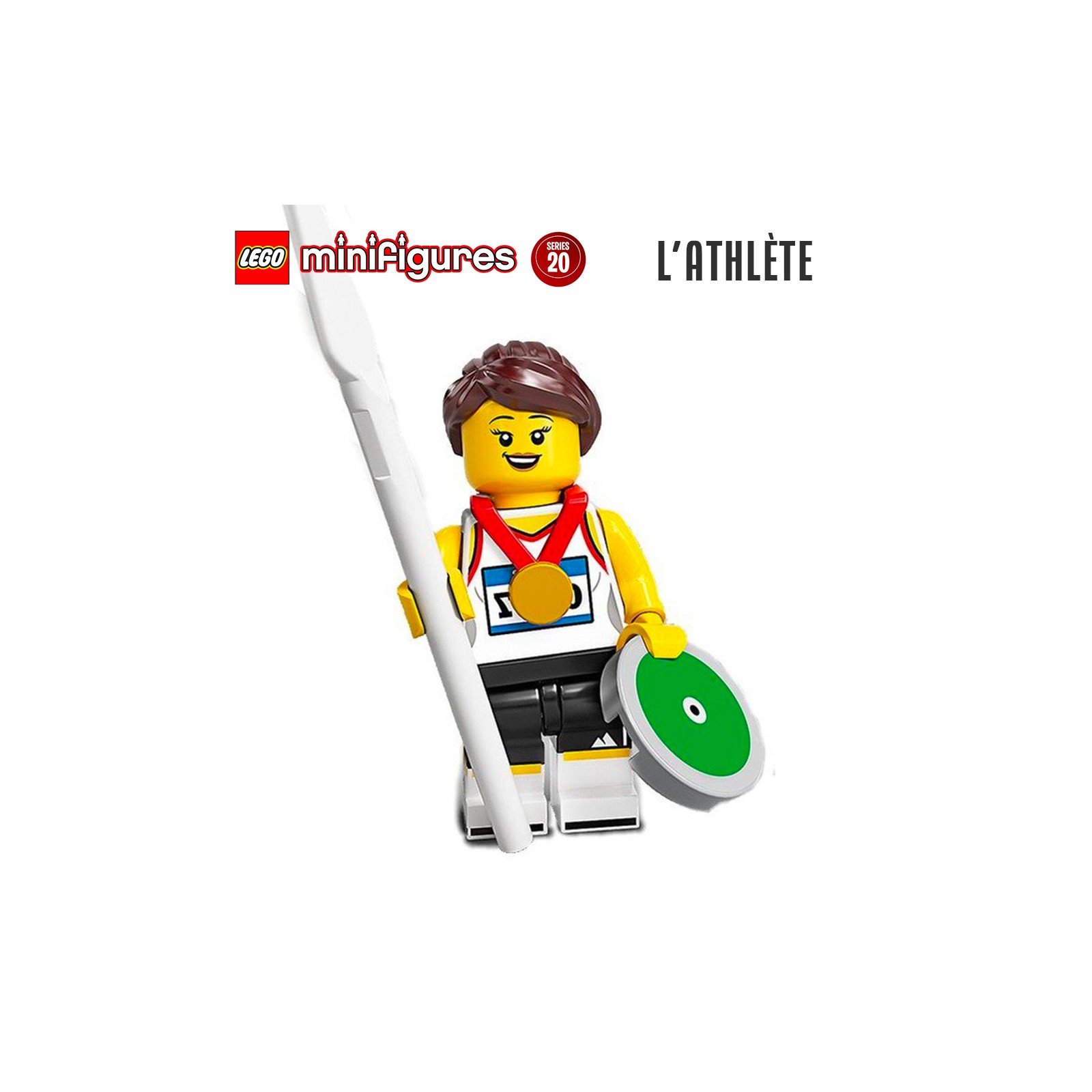 Minifigure LEGO® Série 20 - L'athlète