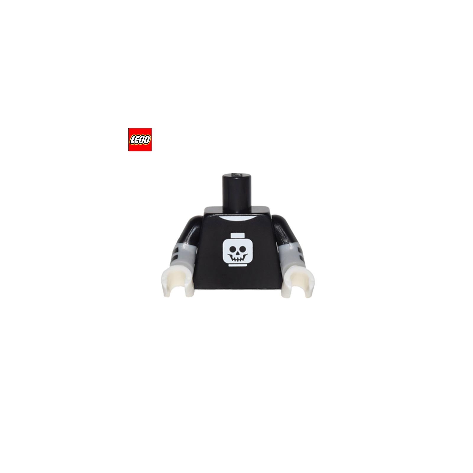 Torse (avec bras) tête de mort Pièce LEGO® 16360 Super Briques