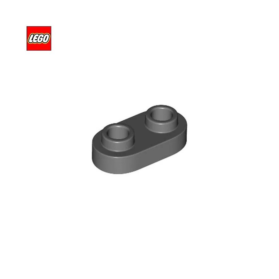 Plate arrondie 1x2 avec tenons ouverts - Pièce LEGO® 35480