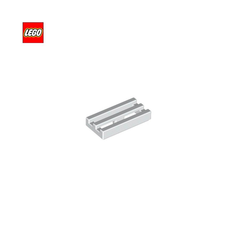 Tile Special 1x2 Grille with Bottom Groove - LEGO® Part 2412b
