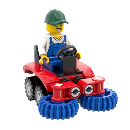 Le balayeur sur son engin - Polybag LEGO® City 952106