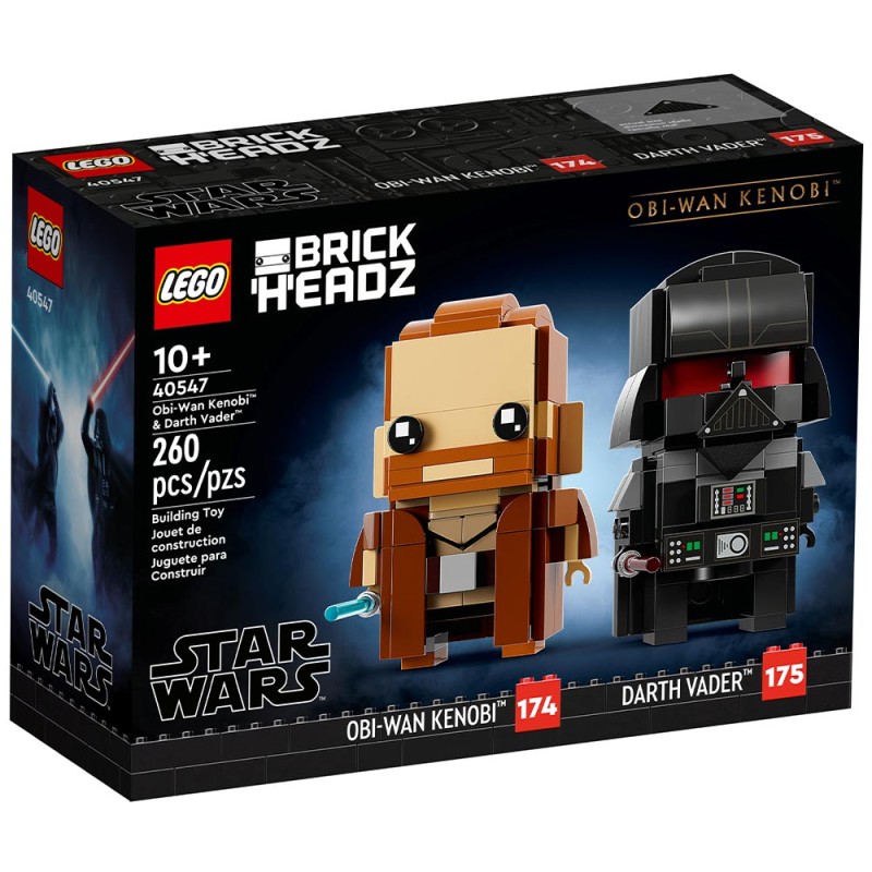 Obi-Wan Kenobi & Dark Vador - LEGO® BrickHeadz Star Wars 40547