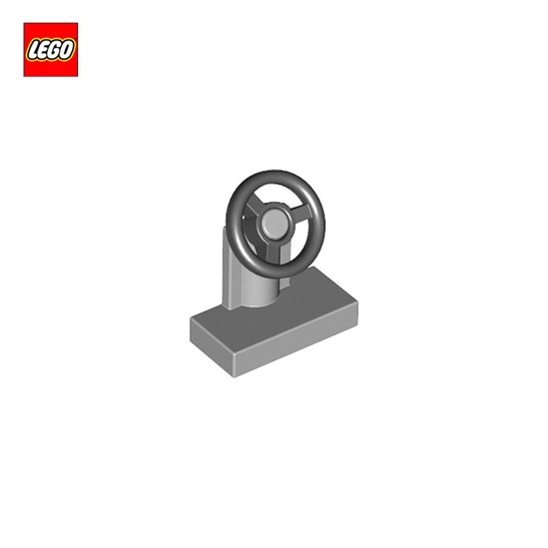 Steering Stand 1x2 with Black wheel - LEGO® Part 73081