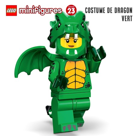 Minifigure LEGO® Série 23 - Le costume de dragon vert